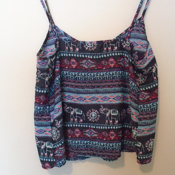 HOLLISTER SIZE LARGE WOMENS SLEEVELESS TOP WITH ADJUSTABLE SHOULDER STRAPS - Picture 2 of 2